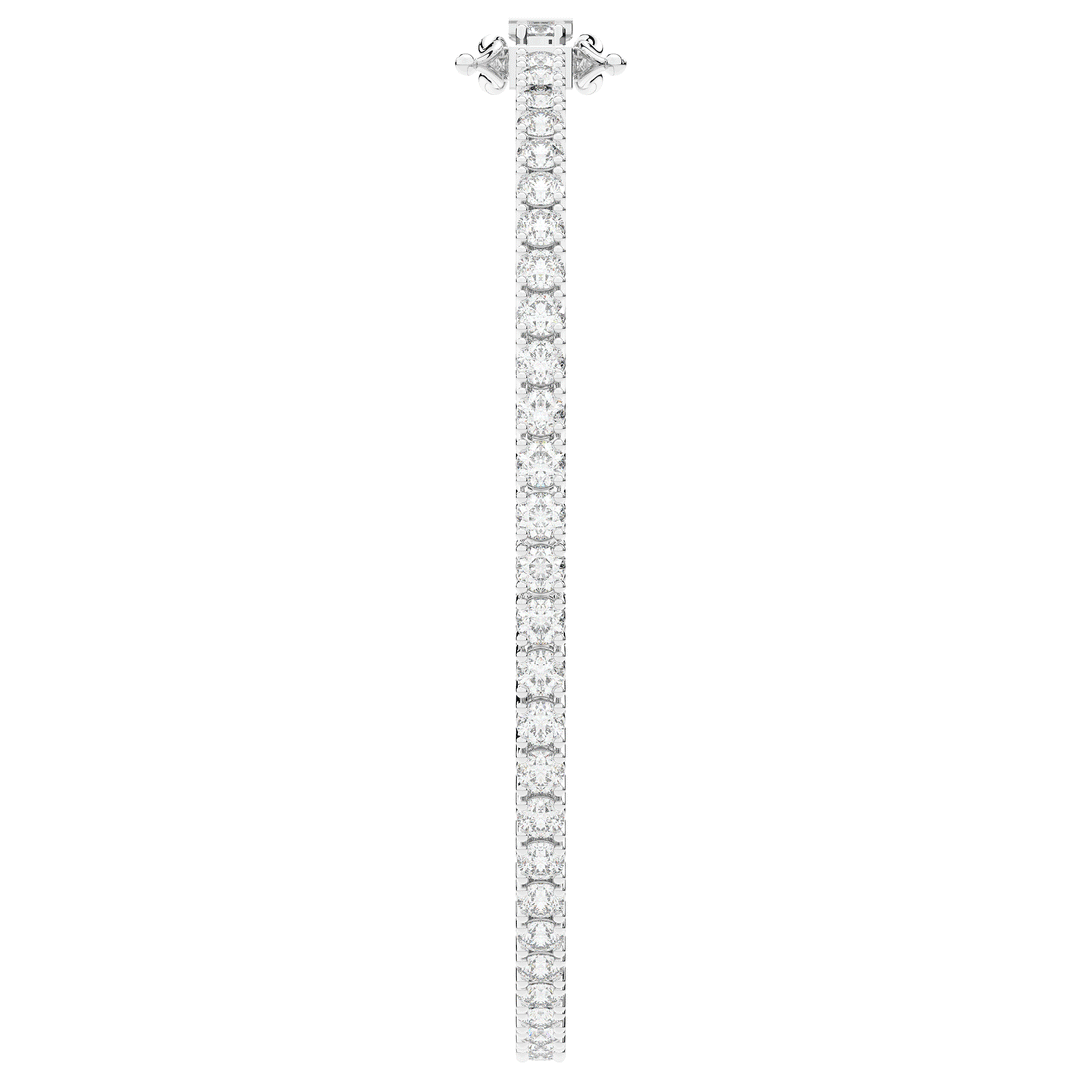 5.00CT.TW ROUND LAB DIAMOND TENNIS BRACELET