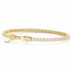 5.00CT.TW ROUND LAB DIAMOND TENNIS BRACELET