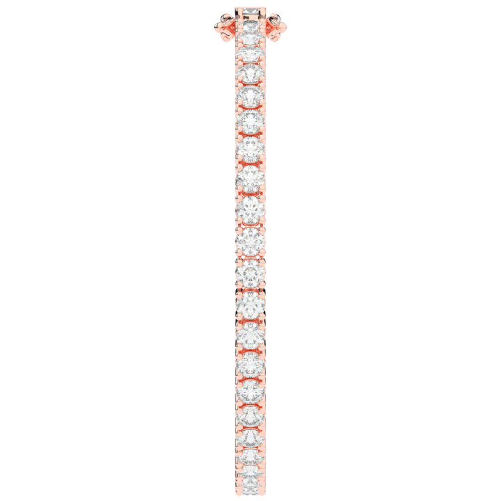 7.00CT.TW ROUND LAB DIAMOND TENNIS BRACELET