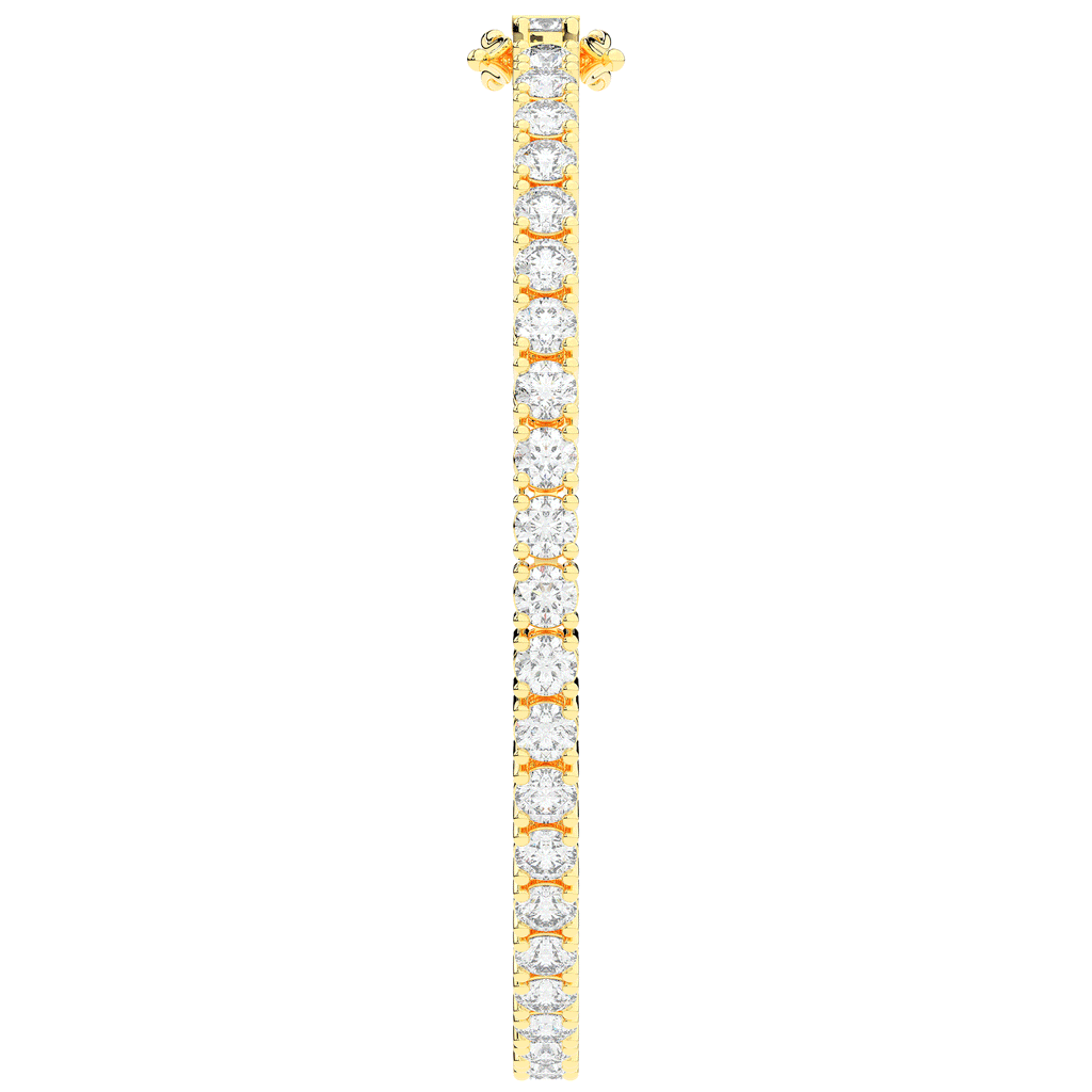 7.00CT.TW ROUND LAB DIAMOND TENNIS BRACELET