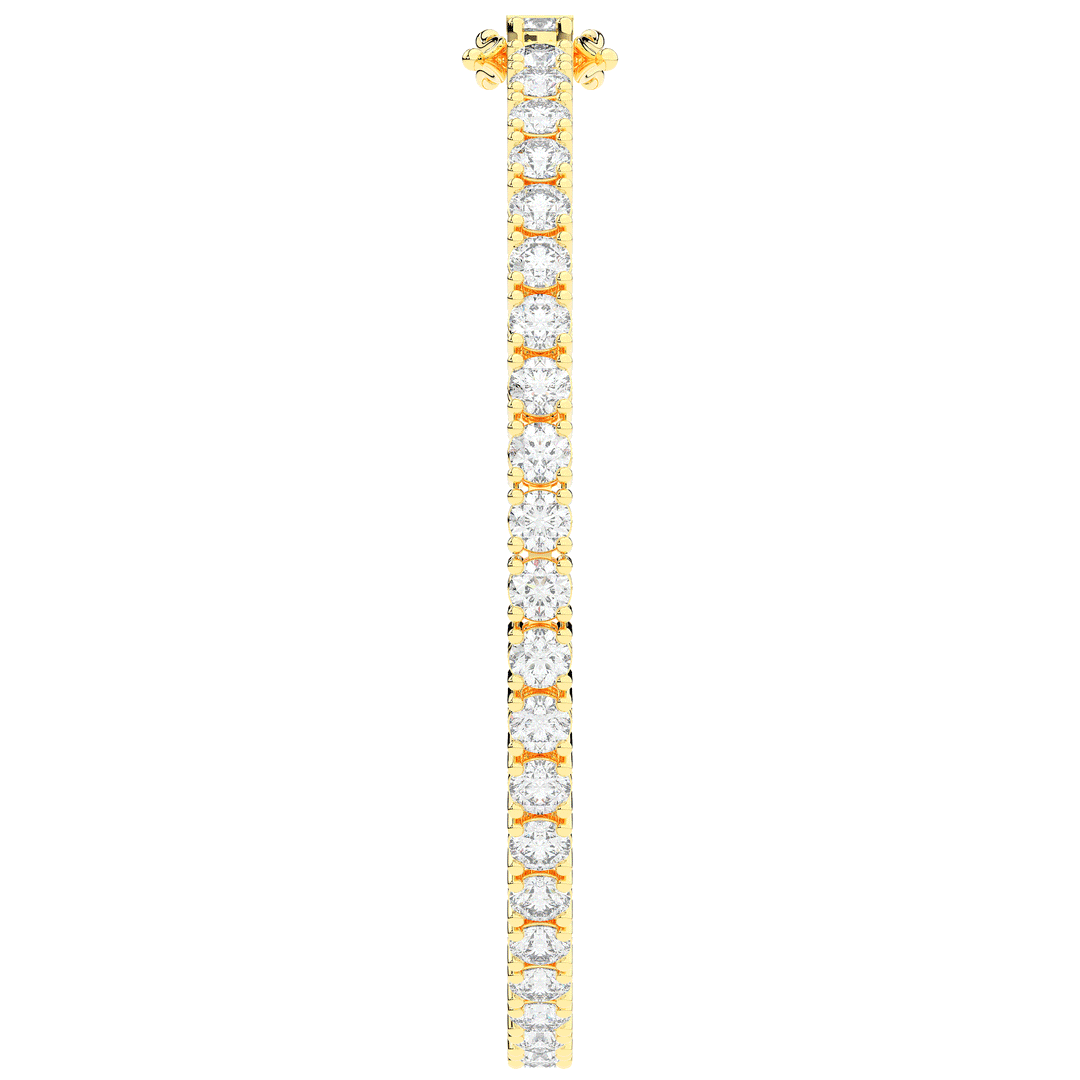 7.00CT.TW ROUND LAB DIAMOND TENNIS BRACELET