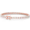 7.00CT.TW ROUND LAB DIAMOND TENNIS BRACELET